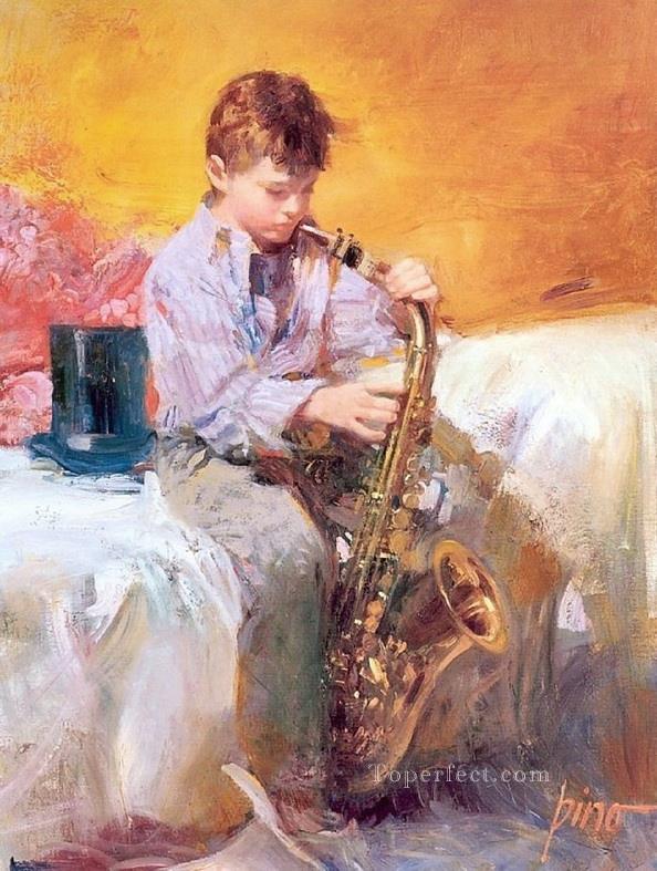 Little Player Pino Daeni Oil Paintings
